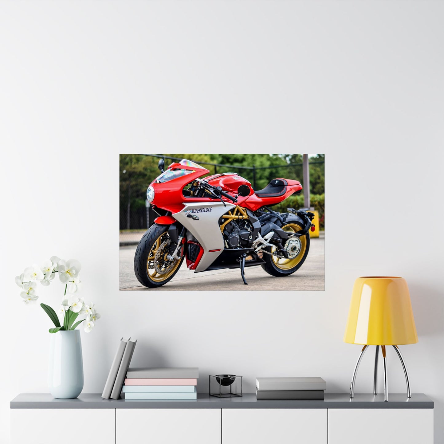 MV Agusta SuperVeloce 800 Horizontal Poster