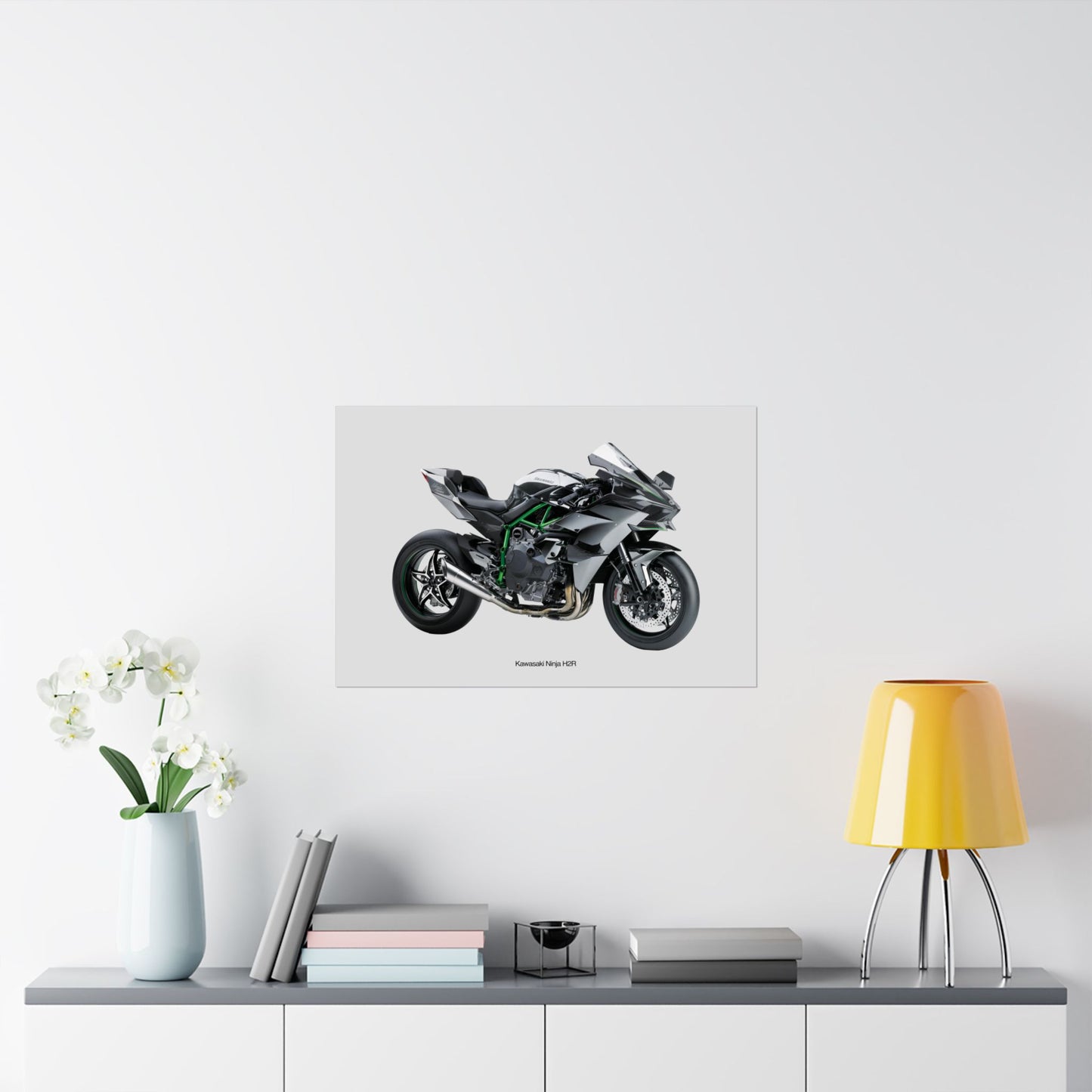 Kawasaki Ninja H2R Horizontal Poster