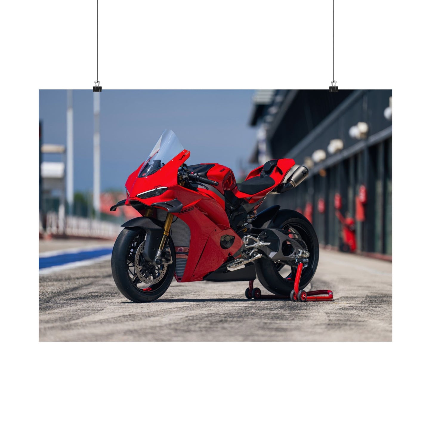 Ducati Panigale V4 R Horizontal Poster