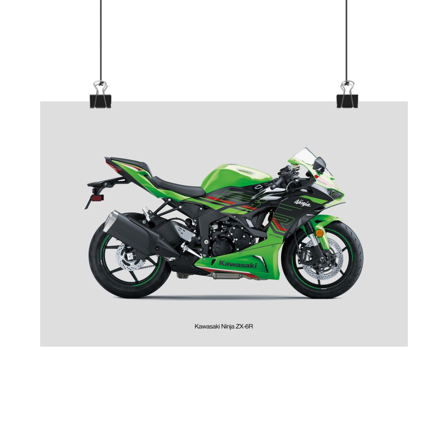 Kawasaki Ninja ZX-6R Horizontal Poster