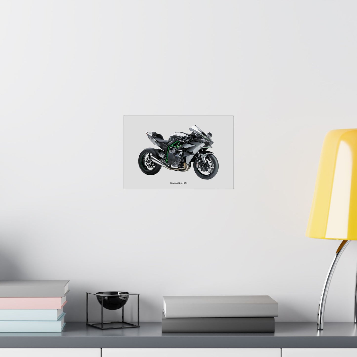 Kawasaki Ninja H2R Horizontal Poster