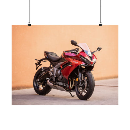 Triumph Daytona 660 Horizontal Poster