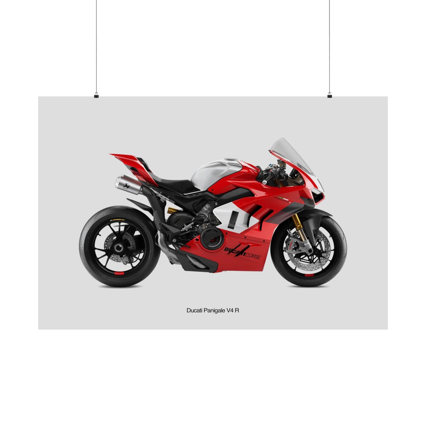 Ducati Panigale V4 R Horizontal Poster