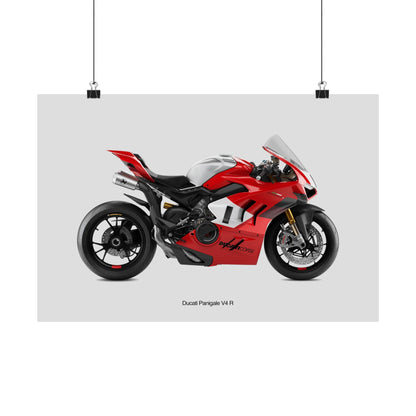 Ducati Panigale V4 R Horizontal Poster