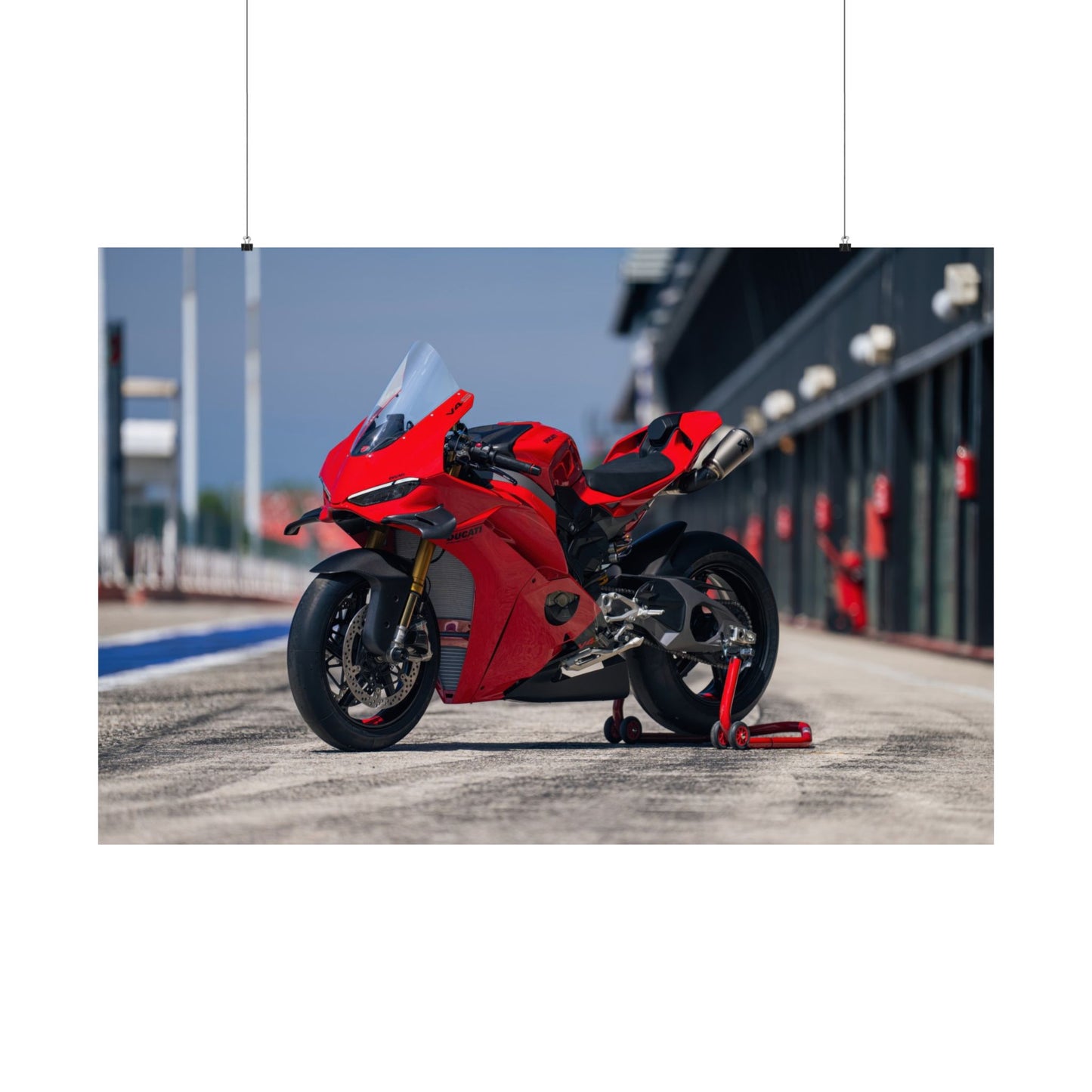 Ducati Panigale V4 R Horizontal Poster