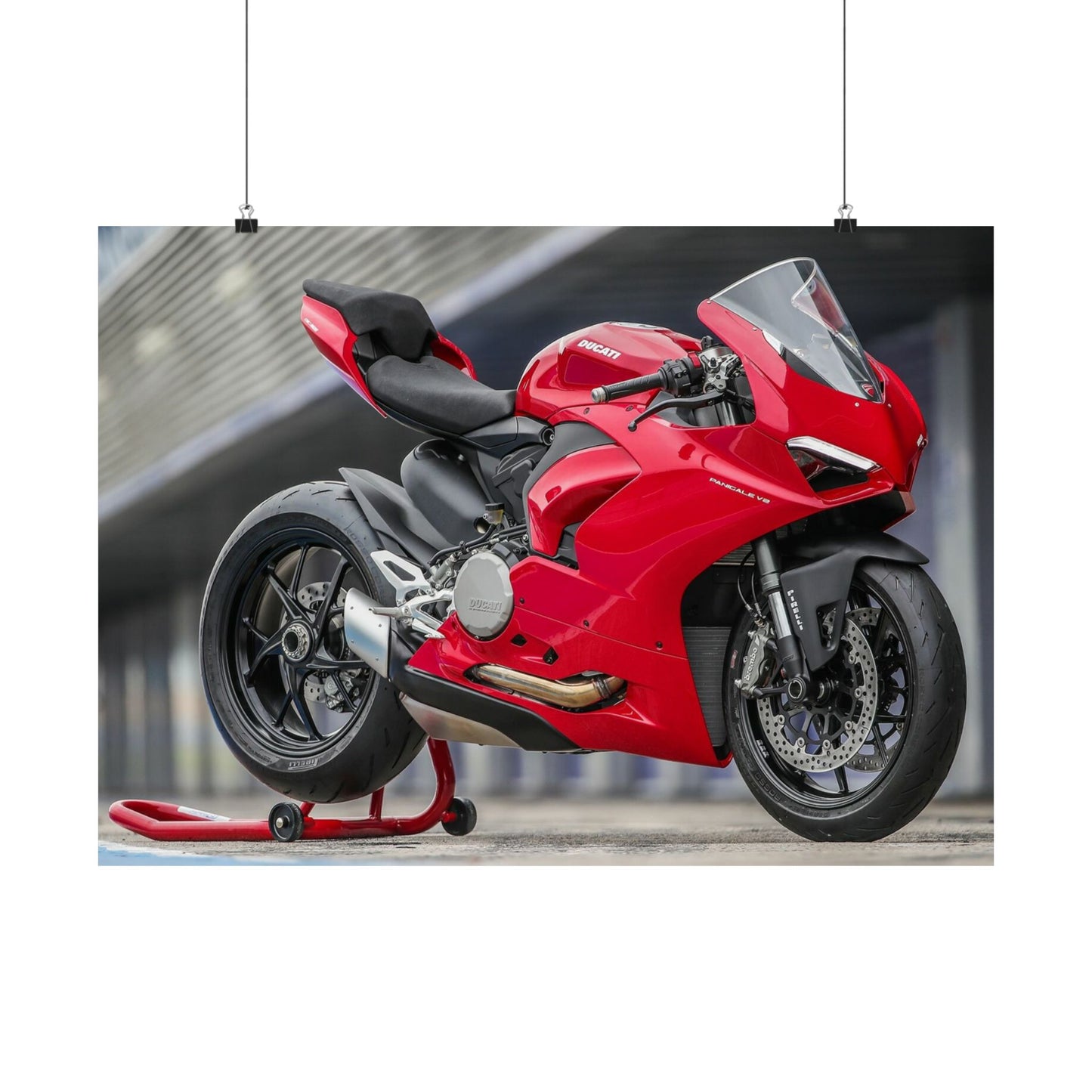 Ducati Panigale V2 Horizontal Poster