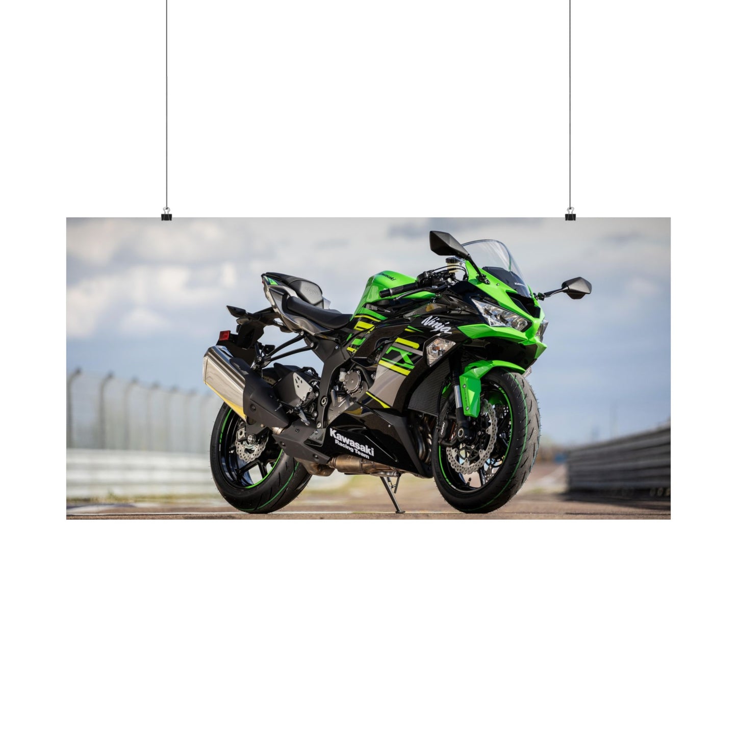 Kawasaki Ninja ZX-6R Horizontal Poster