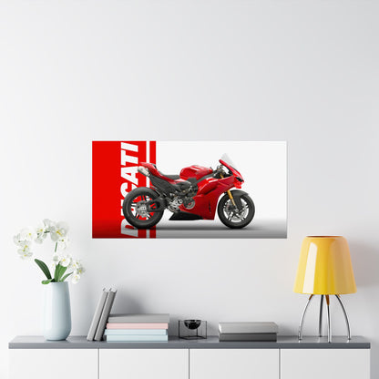 Ducati Panigale V4 R Horizontal Poster