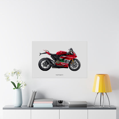 Ducati Panigale V2 Horizontal Poster