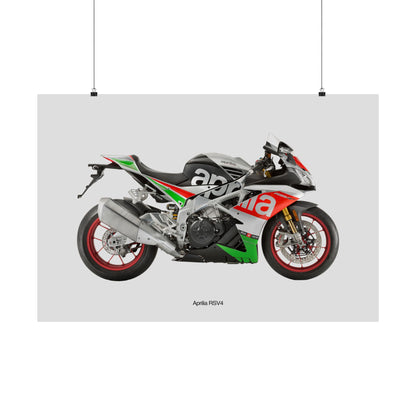 Aprilia RSV4 Horizontal Poster