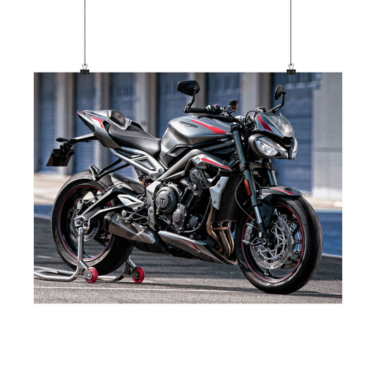 Triumph Street Triple R Horizontal Poster