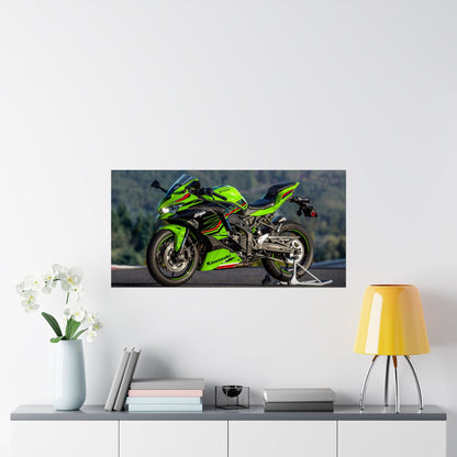 Kawasaki Ninja ZX-4R Horizontal Poster