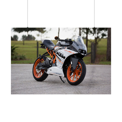 KTM RC 390 Horizontal Poster