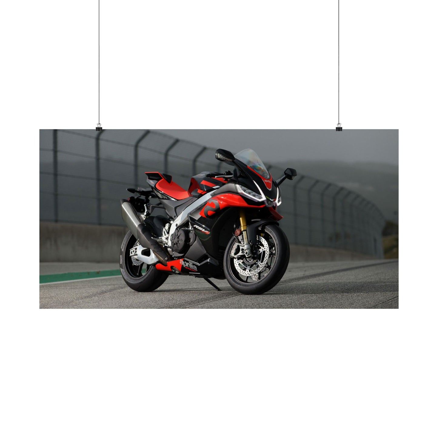 Aprila RSV4 Factory Horizontal Poster