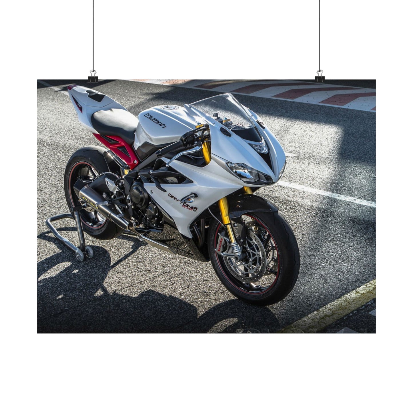 Triumph Daytona 675 R Horizontal Poster