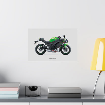 Kawasaki Ninja 650 Horizontal Poster