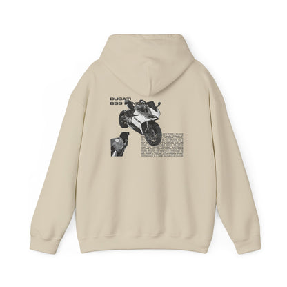 Ducati 899 Panigale (Black & White) Hoodie