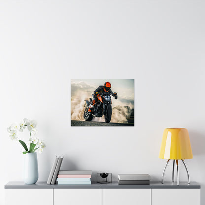 KTM 790 Duke Horizontal Poster