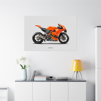 KTM RC 8C Horizontal Poster