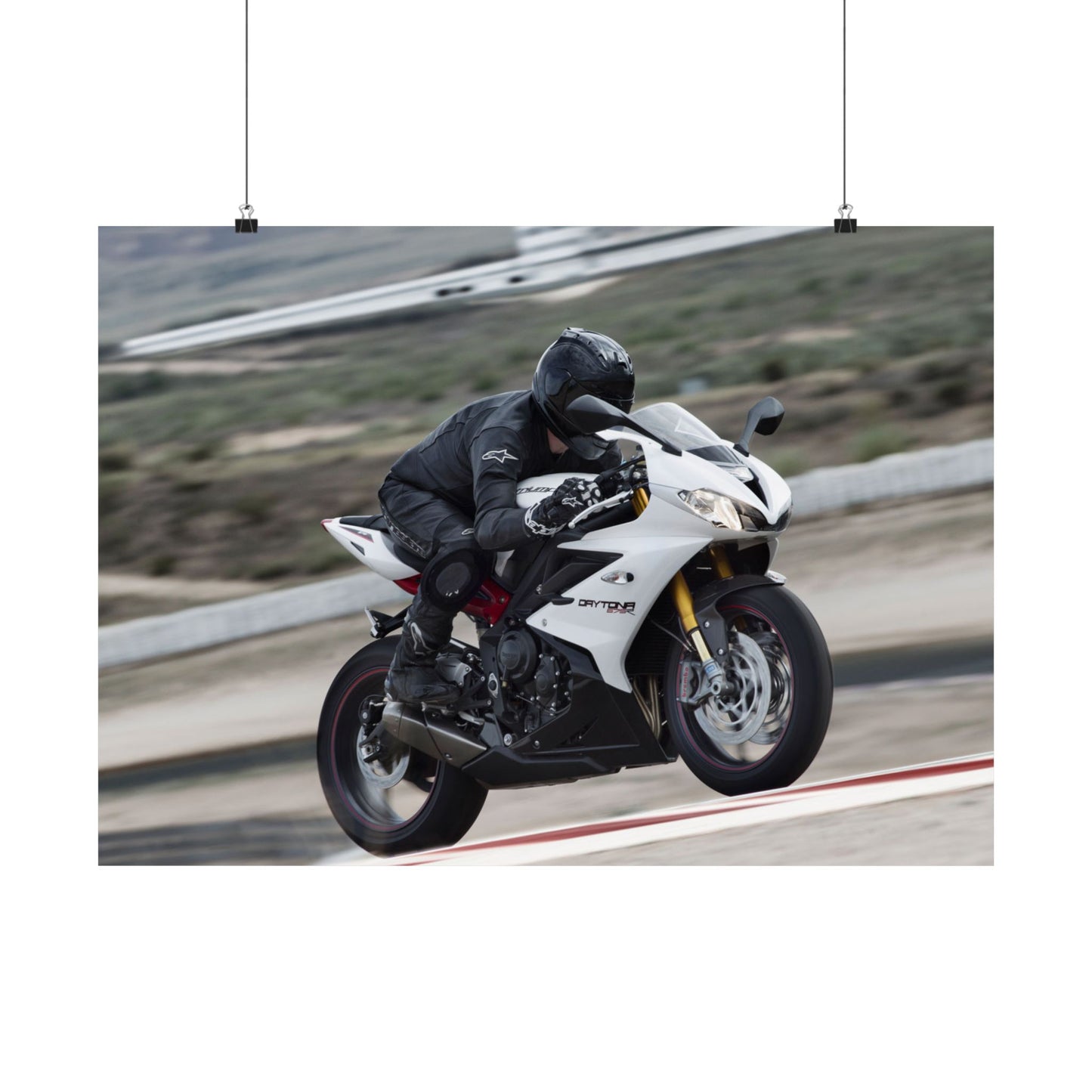 Triumph Daytona 675 Horizontal Poster