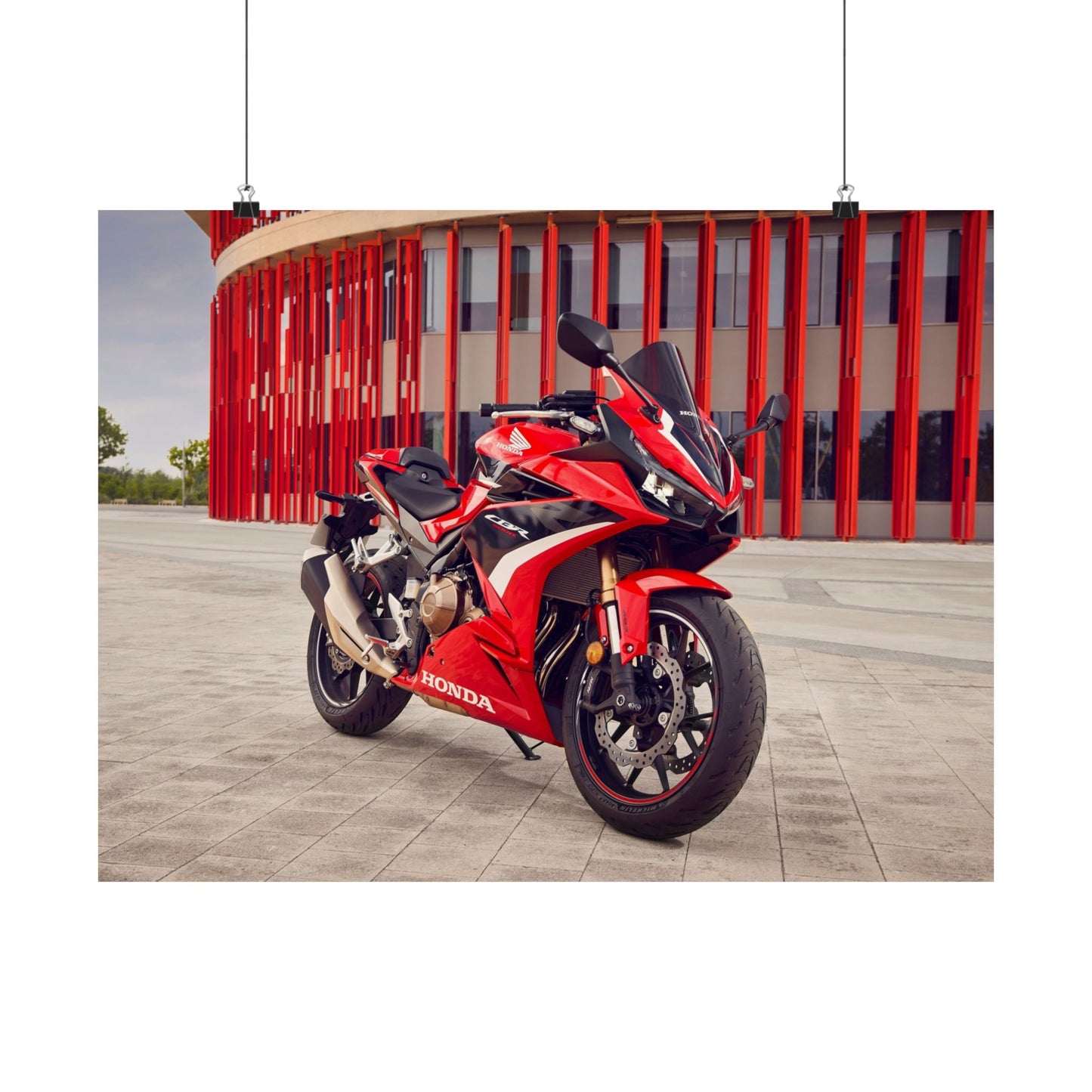 Honda CBR500R Horizontal Poster