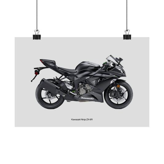 Kawasaki Ninja ZX-6R Horizontal Poster