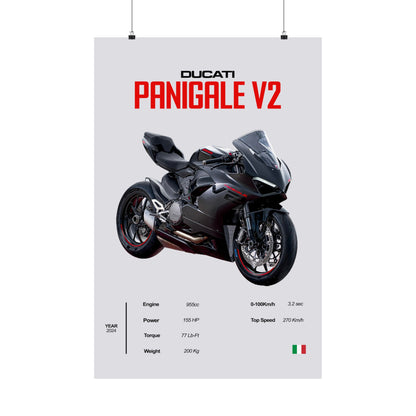 Ducati Panigale V2 Vertical Poster