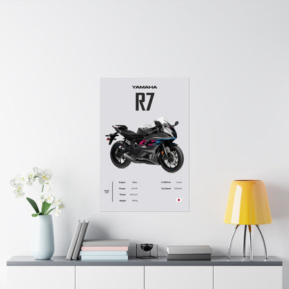 Yamaha R7 Vertical Poster