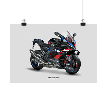 BMW M1000RR Horizontal Poster