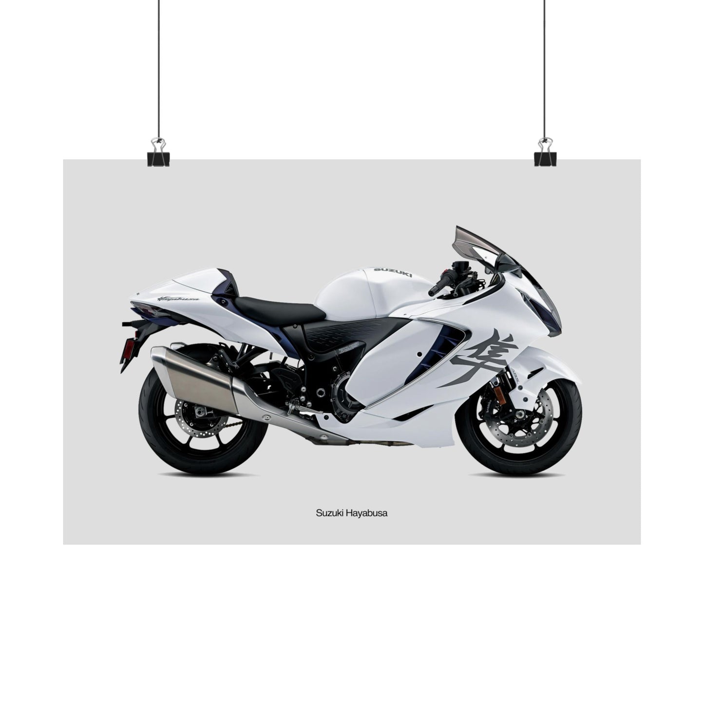 Suzuki Hayabusa Horizontal Poster