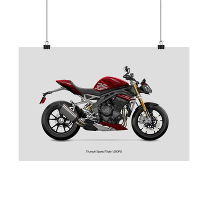 Triumph Speed Triple 1200RS Horizontal Poster