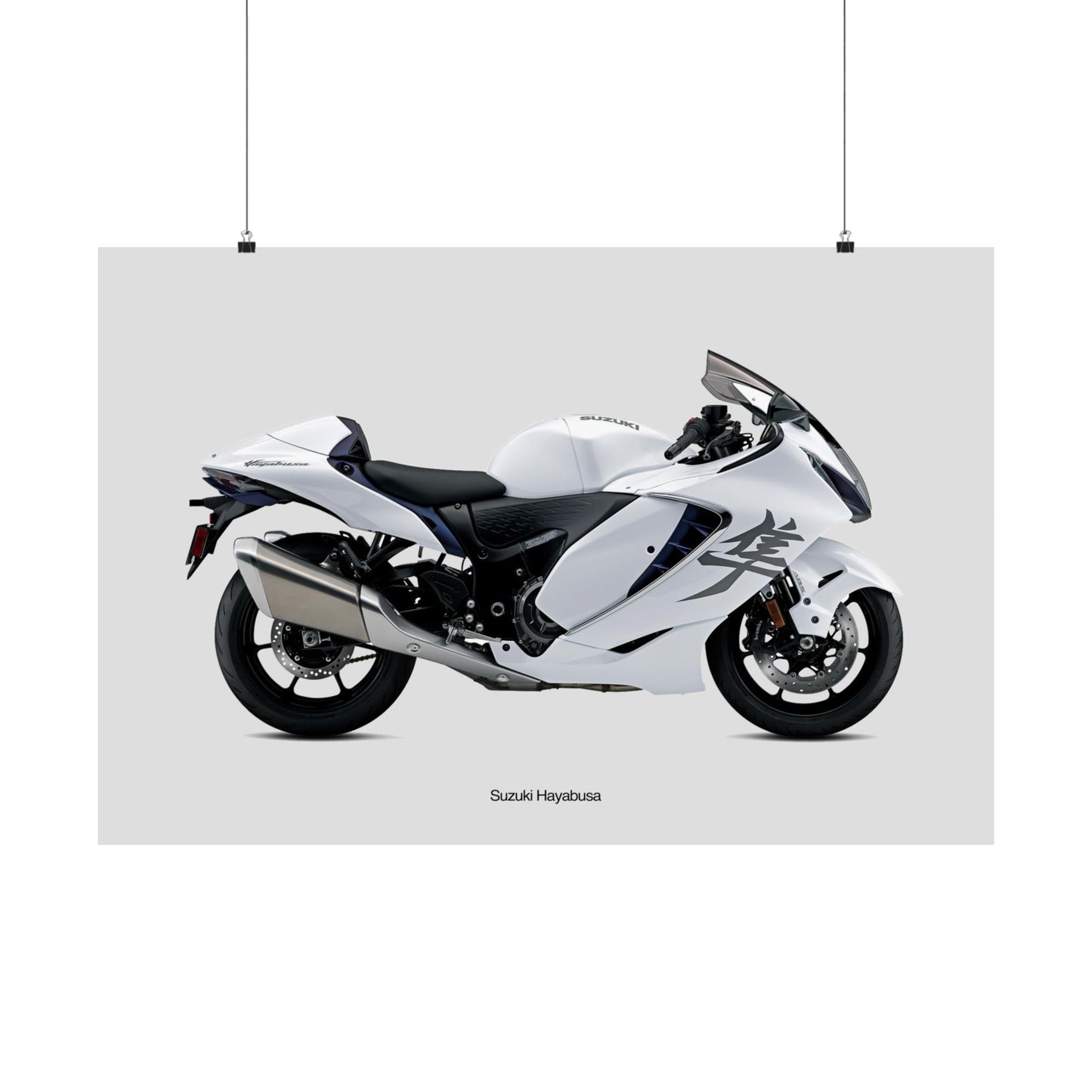 Suzuki Hayabusa Horizontal Poster