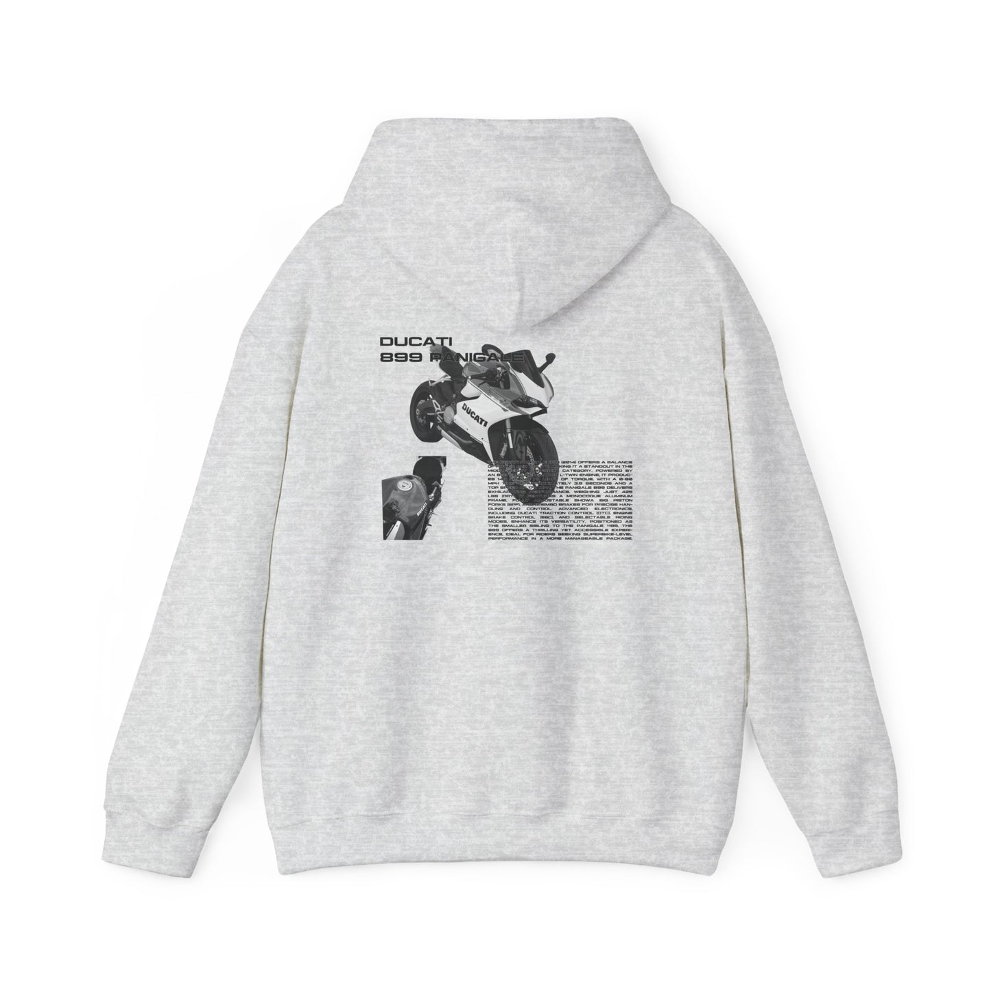 Ducati 899 Panigale (Black & White) Hoodie