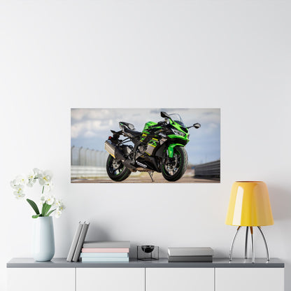 Kawasaki Ninja ZX-6R Horizontal Poster