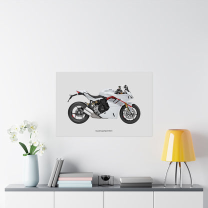 Ducati SuperSport 950 S Horizontal Poster