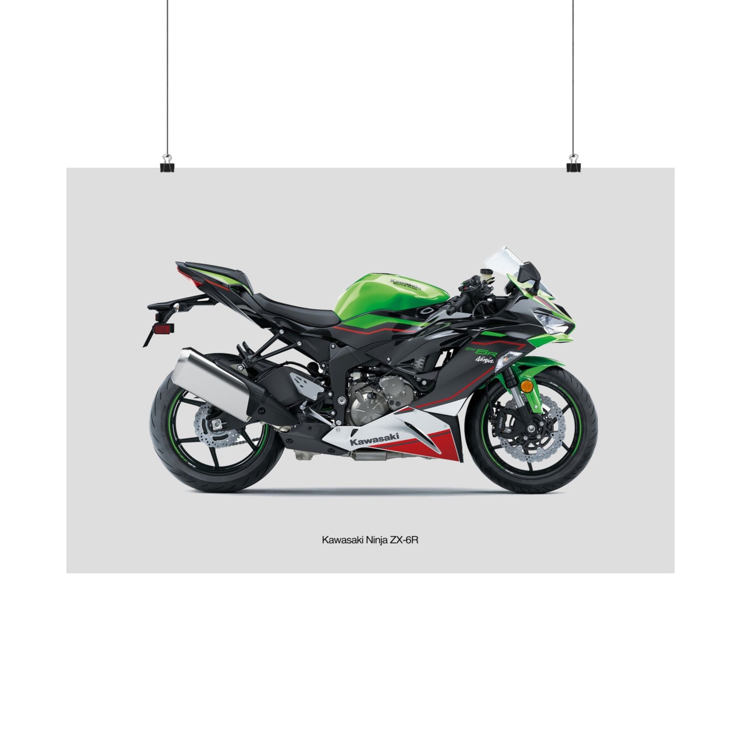 Kawasaki Ninja ZX-6R Horizontal Poster