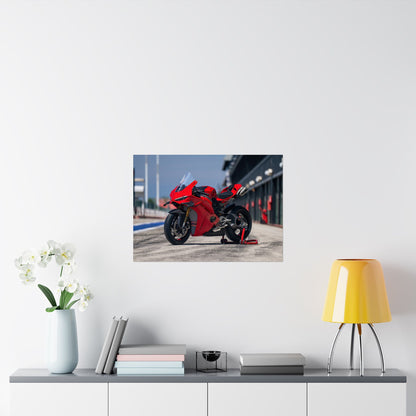 Ducati Panigale V4 R Horizontal Poster