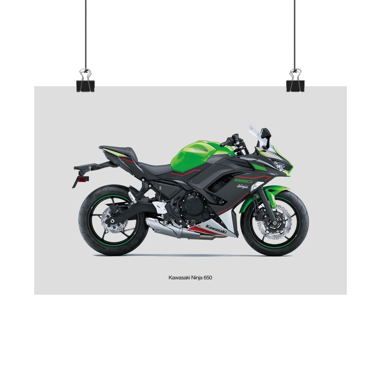 Kawasaki Ninja 650 Horizontal Poster