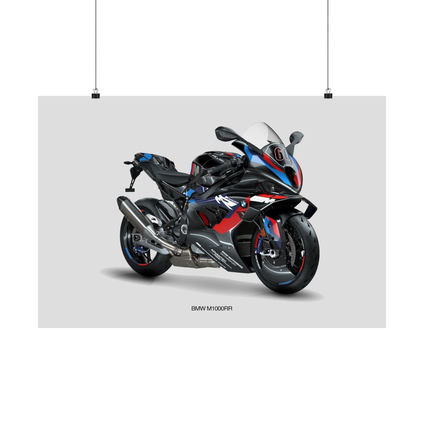 BMW M1000RR Horizontal Poster