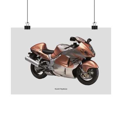 Suzuki Hayabusa Horizontal Poster