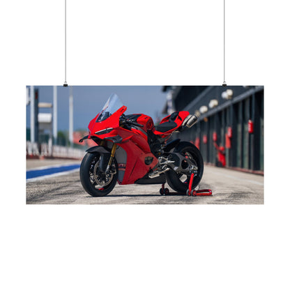 Ducati Panigale V4 R Horizontal Poster