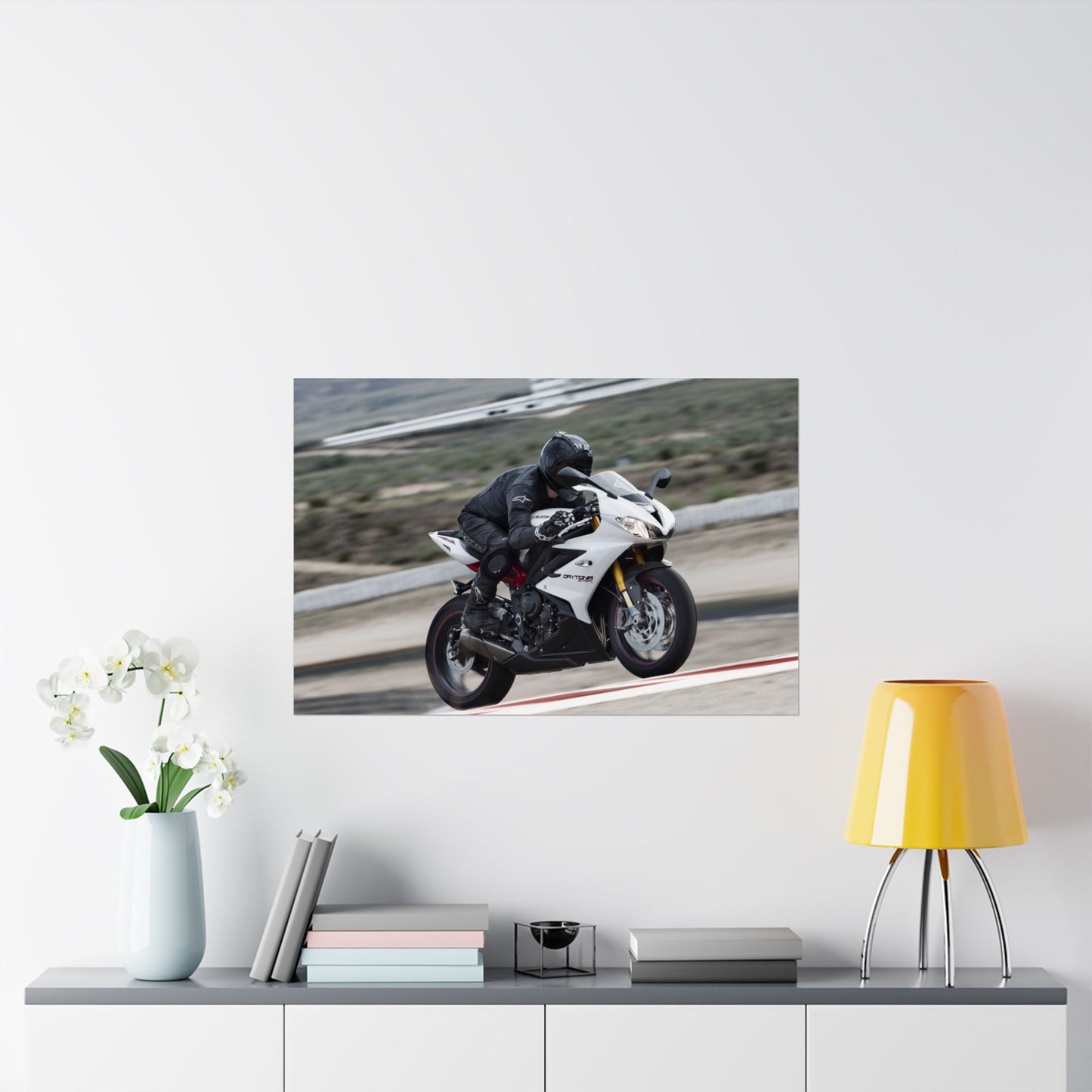 Triumph Daytona 675 Horizontal Poster