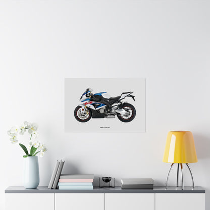 BMW S1000RR Horizontal Poster