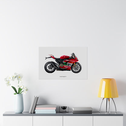 Ducati Panigale V2 Horizontal Poster