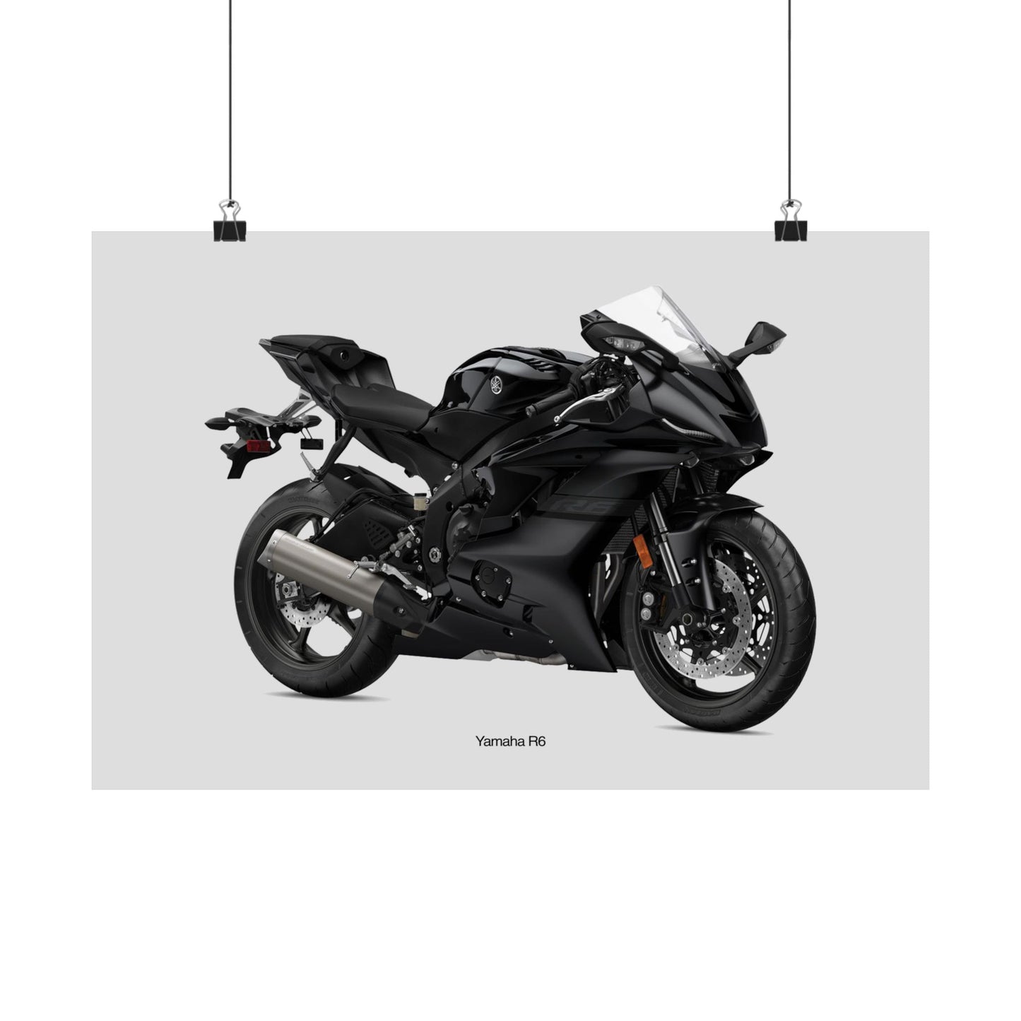 Yamaha R6 Horizontal Poster