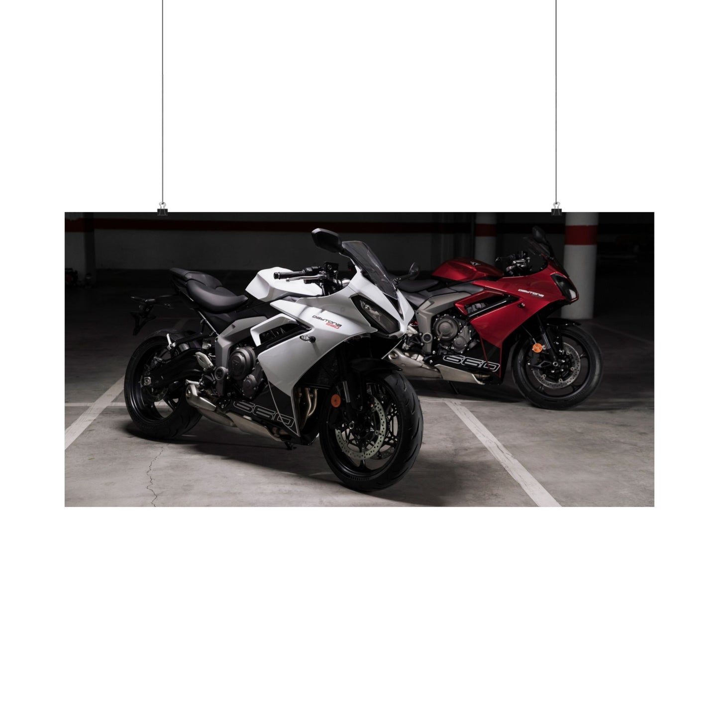 Triumph Daytona 660 Horizontal Poster