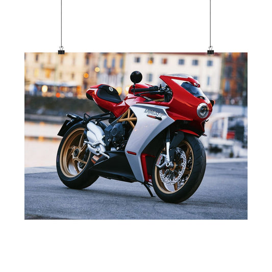 MV Agusta SuperVeloce 800 Horizontal Poster