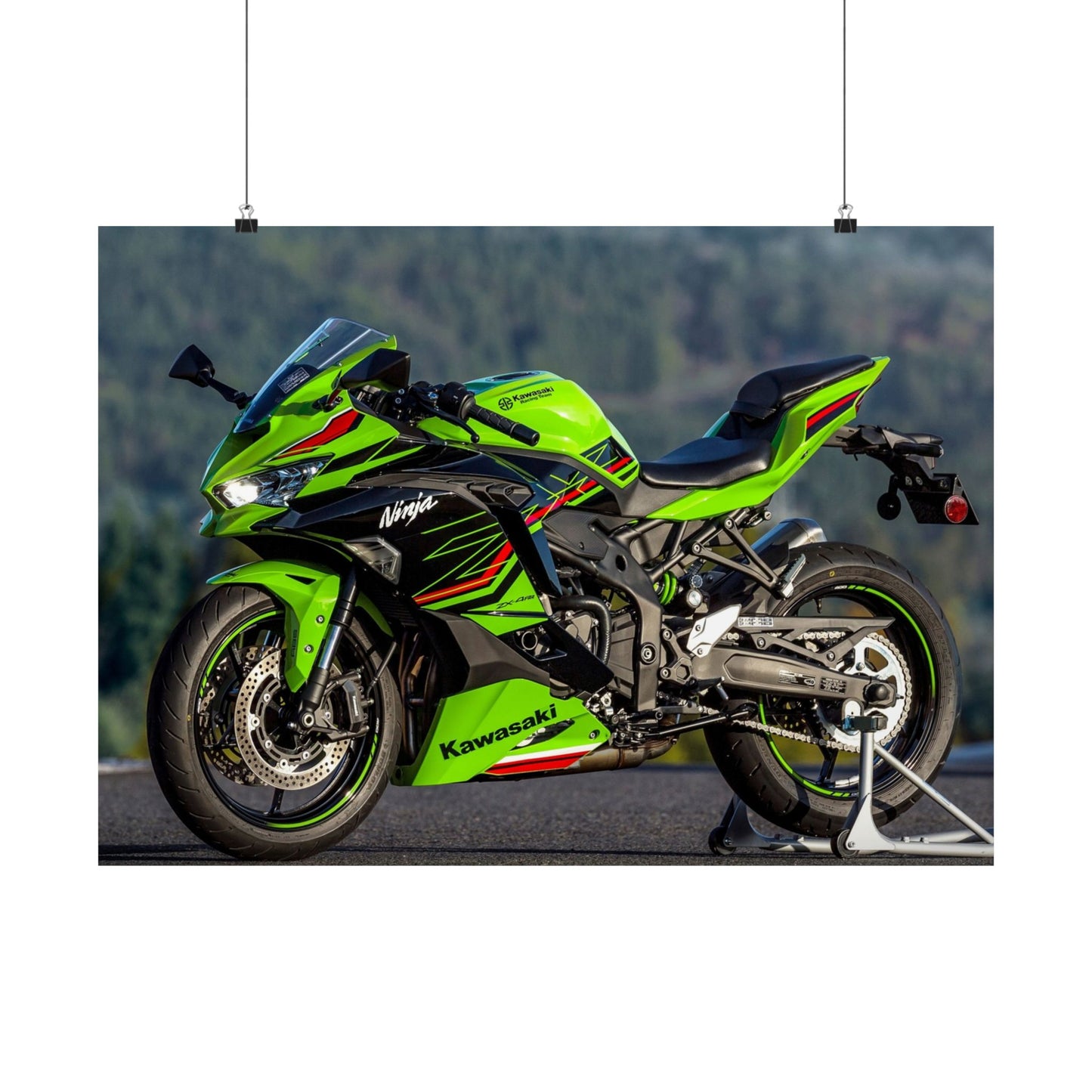 Kawasaki Ninja ZX-4R Horizontal Poster