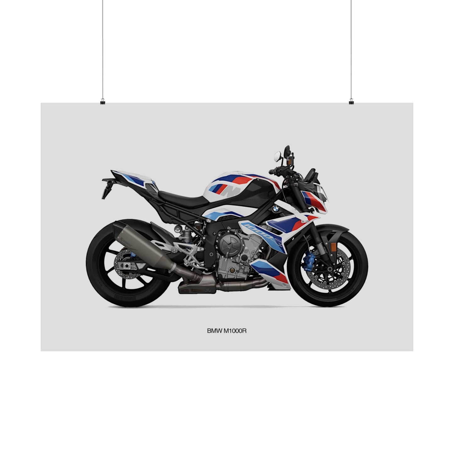 BMW M1000R Horizontal Poster