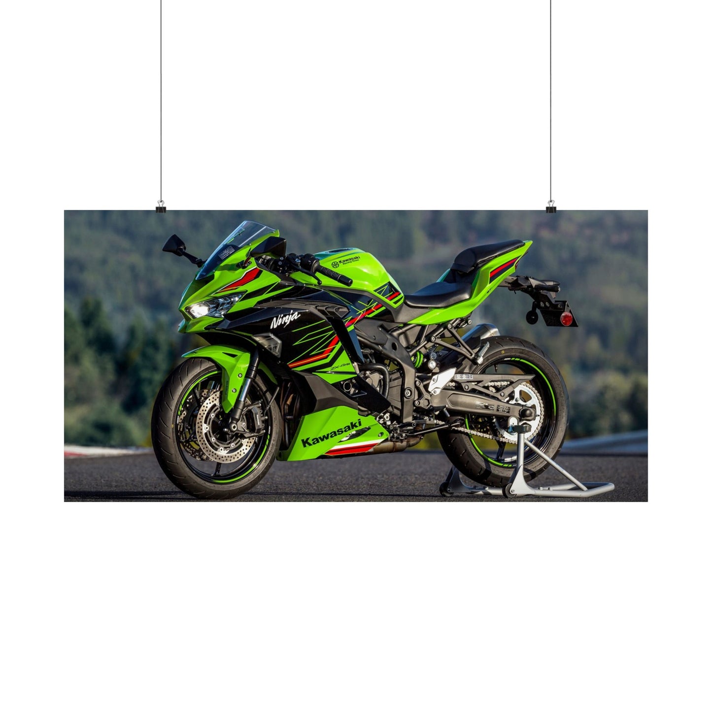 Kawasaki Ninja ZX-4R Horizontal Poster